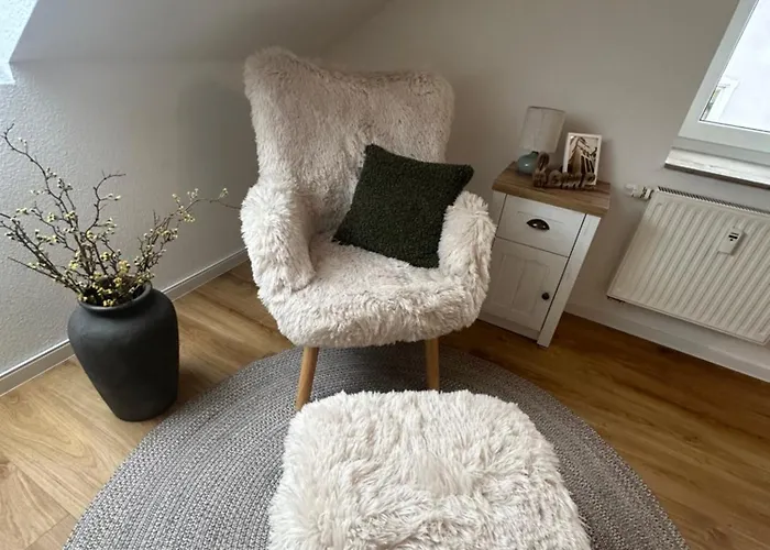 아파트 Gruene Oase Am Kuechwald 켐니츠